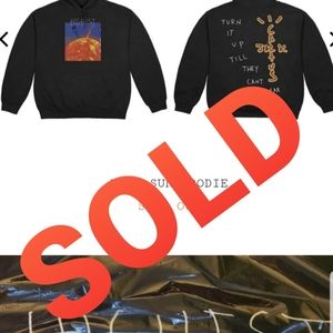 New, Travis Scott Highest In The Room Sun Hoodie